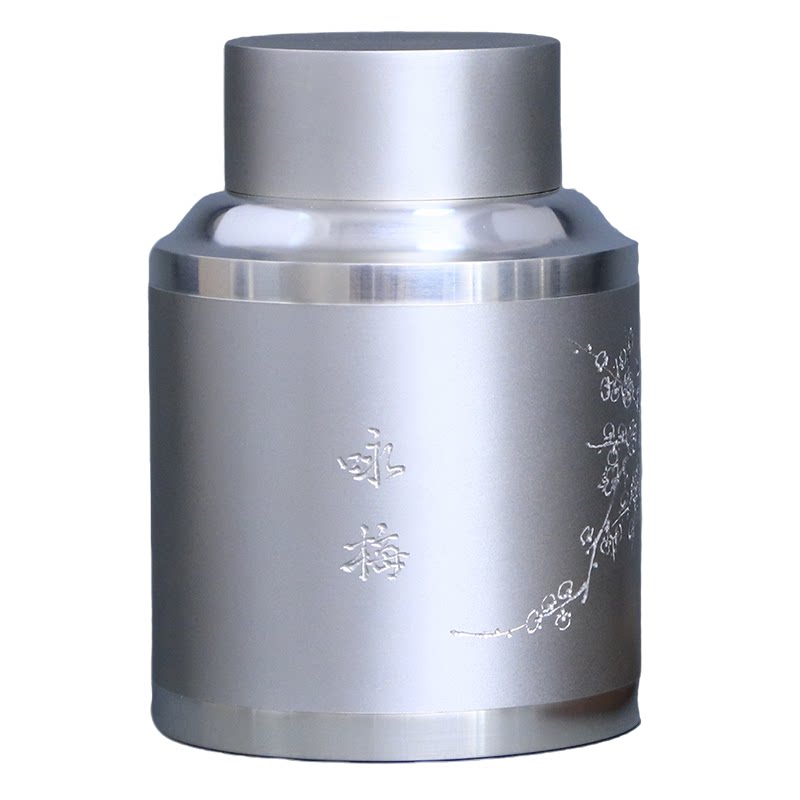 999纯锡茶叶罐手工制作送古树茶