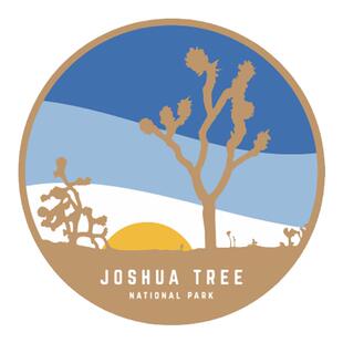 进口反光车贴 约书亚树国家公园 露营登山越野探险汽车机车贴防晒