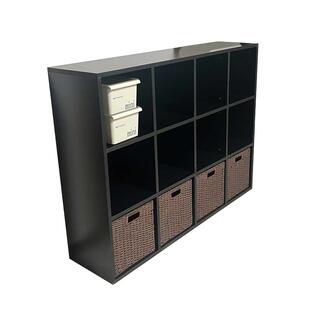 北欧实木质书柜储物架包柜客厅收纳柜多层儿童书架置物架落地格子