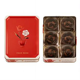 【现货推荐】TULIP ROSE奶油夹心郁金香猫舌玫瑰卷日本进口礼盒