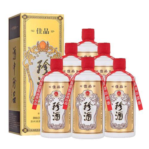 [爆款酱酒·顺丰速发]珍酒佳品经典53度送礼自饮白酒500ml*6
