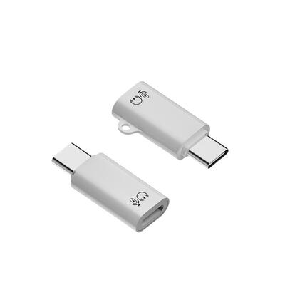 适用苹果15plus无线领夹式麦克风转接头typec转lighting收音麦转换器iphone16promax充电手机OTG转换头USBC线
