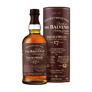 The Balvenie百富17年双桶陈酿单一麦芽威士忌700ml×1瓶