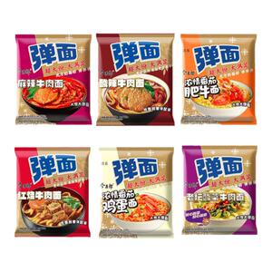 今麦郎方便面弹面泡面整箱批发宿舍速食方便面大份量一袋半大袋