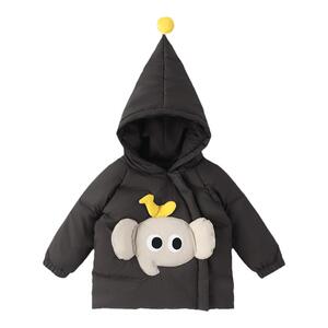 宝宝羽绒服冬装三防保暖90白鸭绒
