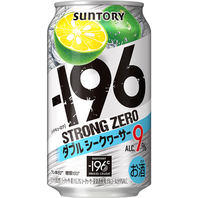 三得利壮零无糖青柠气泡酒9度