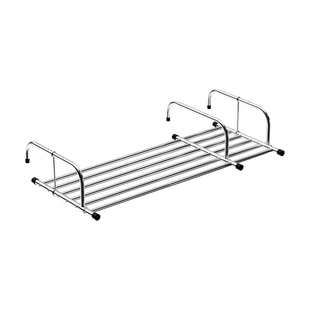 阳台晾衣神器防盗窗护栏窗外伸缩晾衣架窗户晾晒杆窗台室外晒鞋架