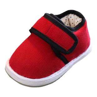 一岁宝宝手工棉鞋千层底布鞋儿童冬天室内鞋宝宝居家地板鞋冬季女