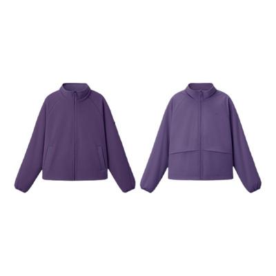 蕉下双面穿万粒绒外套女秋新款立领户外抓绒衣摇粒绒内胆防风外套