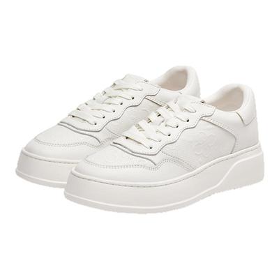 接吻猫厚底增高运动休闲小白鞋女