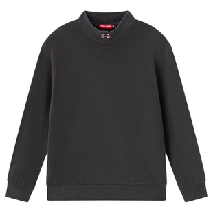 SprayGround鲨鱼嘴刺绣德绒半高领长袖T恤男女宽松保暖内搭打底衫