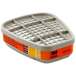 3M防护面具滤毒盒6001CN/6005CN/6006CN有机蒸气甲醛滤盒2包装