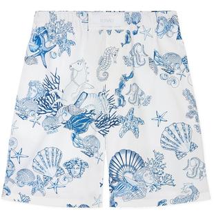 【季末优惠】VERSACE/范思哲 男士Coral Theatre棉质短裤