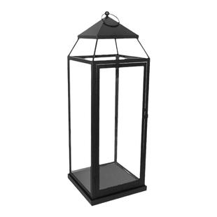 欧式铁艺蜡烛台酒店婚庆装饰庭院落地防风灯玻璃罩烛台灯马灯摆件