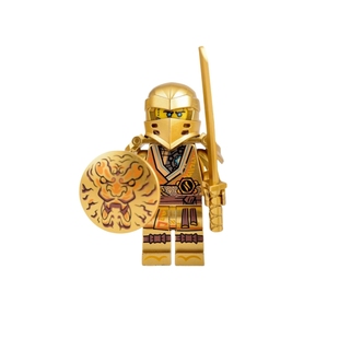 黄金款幻影忍者积木人仔兼容美高可动人偶乐生日礼物