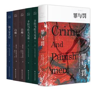 【原著无删减】陀思妥耶夫斯基作品集全6册 罪与罚卡拉马佐夫兄弟白痴地下室手记完整版文学小说畅销书外国经典青少版初中生课外书