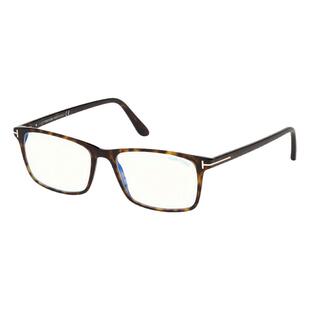 Tom Ford汤姆福特眼镜框男自带蓝光经典方框文艺框架镜 FT5584-B
