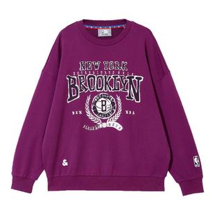 杰克琼斯冬季新款NBA联名篮网队Oversized版型潮流卫衣男装