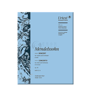 门德尔松小提琴与乐队协奏曲 E小调Op64 MWV O 14 研习小总谱非演奏用谱 大熊原版乐谱书 Mendelssohn Violin Concerto PB5712-07