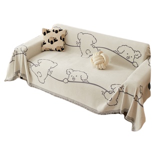 北欧ins风沙发巾简约现代雪尼尔沙发盖布四季通用全包沙发套罩垫