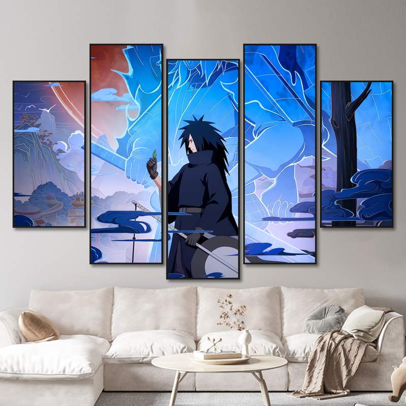 火影忍者装饰画二次元日式动漫男孩房间床头挂画客厅卧室墙面壁画