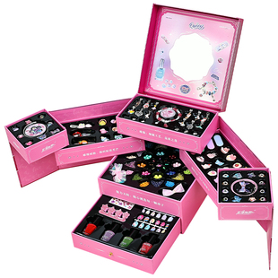 串珠礼盒女孩diy手工儿童串珠子玩具穿手链的珠子套装首饰女童