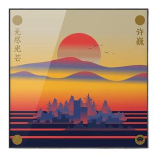 许巍周边挂画海报摇滚装饰画酒吧专辑封面演唱会挂旗音乐节蓝莲花