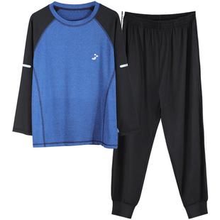 胖童装男孩速干运动套装男童春夏薄款12岁15中大童儿童篮球训练服