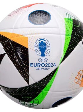 阿迪达斯2024德国欧洲杯比赛/训练用热粘合5号足球 IX4046