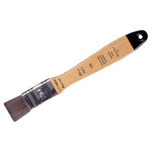 法国Raphael拉斐尔296水彩笔尼龙平刷板刷原木画笔画刷丙烯油画