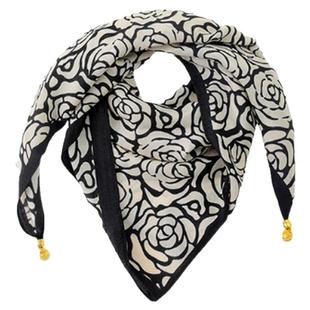 秋冬保暖围脖围巾女2025新款高级感三角巾时尚磁吸扣小方巾丝巾女