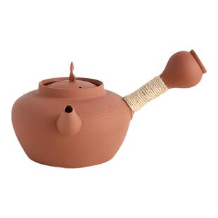 【陶潮文创】潮汕工夫茶红泥侧把煮茶壶烧水壶套装砂铫壶陶壶煮茶