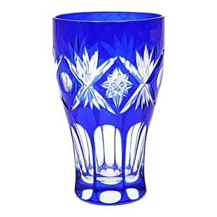 日式一口杯清酒烈酒玻璃杯手工雕刻江户切子工艺家用礼品源头工厂