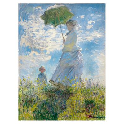Ricordi撑阳伞的女人莫奈拼图