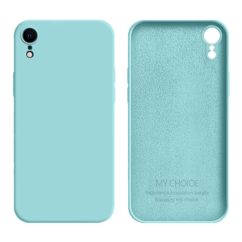 适用于iPhone xr手机壳苹果XR新款液态硅胶ip xrl全包防摔潮男女款软壳apple xr直边简约max纯色保护