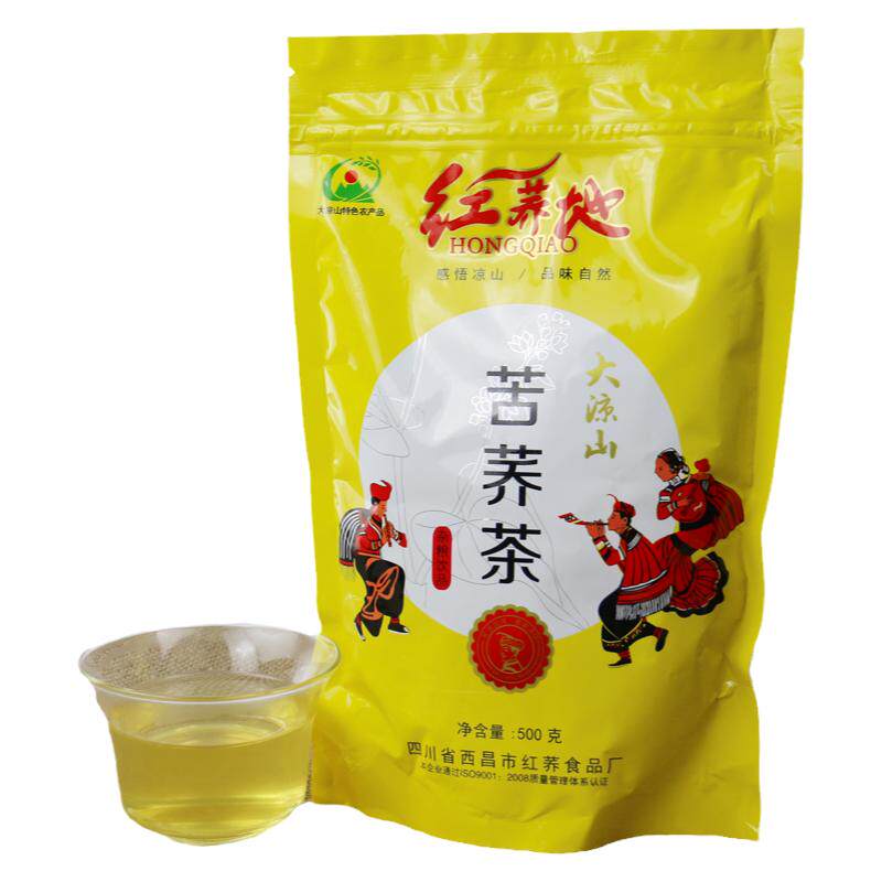 红荞地苦荞茶500g方颗粒饭店茶叶