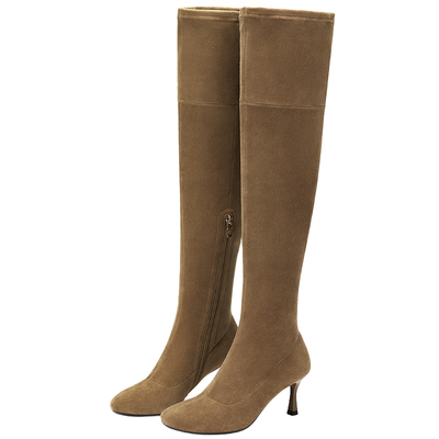 73hours冬季新款细高跟长靴