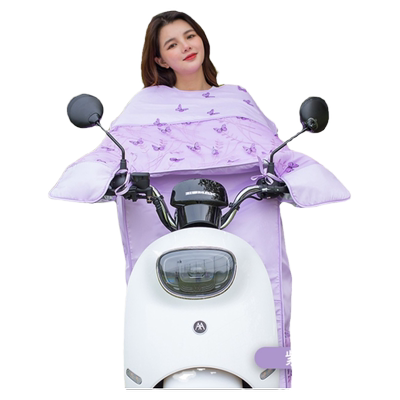 夏季电动车挡风被防晒连体薄款