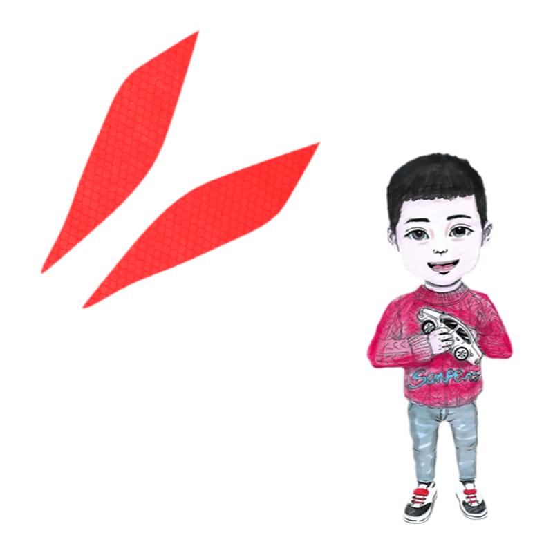 路虎发现运动反光贴车灯贴