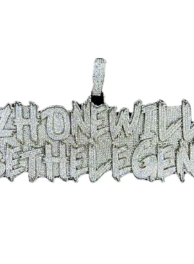 Mr.Bling定制21个字母满钻吊坠