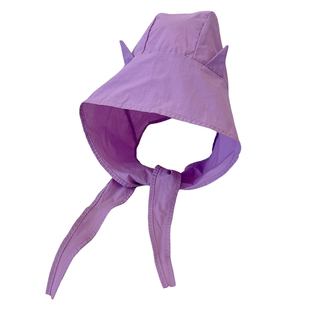 小恶魔绑带头巾帽子速干防晒遮阳帽女春夏薄款可爱猫耳朵出游百搭