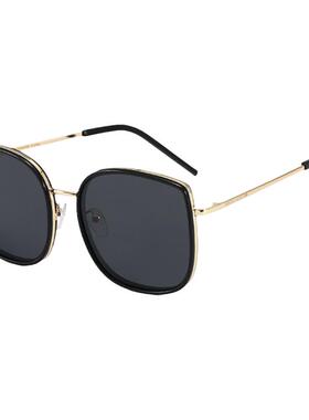 偏光白框墨镜女时尚防紫外线眼镜