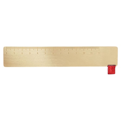 黄铜书签尺学生礼物大学文创定制