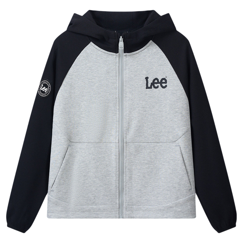 Leekids男女中大童连帽开衫卫衣
