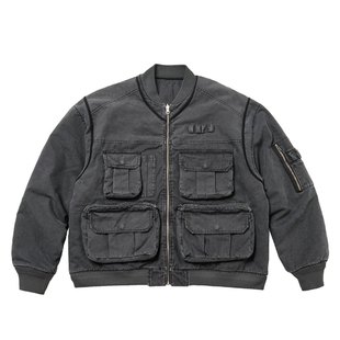 mocuishle (MCSL) 「希望在明天」夹棉轰炸机口袋夹克BOMBER