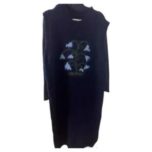 洋气孕妇秋冬套装新款韩版宽松显瘦长款针织马甲背心裙女连衣裙子