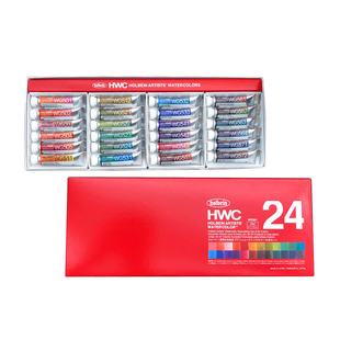 荷尔拜因Holbein沉淀色分层色 单支15ml/5ml 水彩颜料24色套装