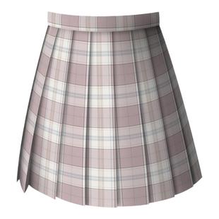 【宇宙光环】原创jk制服裙双子座双鱼座格裙银线秋冬显瘦百褶裙