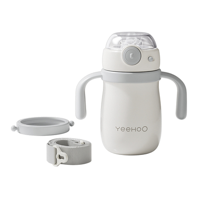 英氏婴幼儿保温杯宝宝水杯小月龄专用保温奶瓶儿童吸管学饮杯防呛