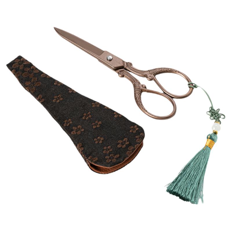 不锈钢茶道配件迷你小剪刀茶艺剪茶叶袋茶包剪线头茶室复古